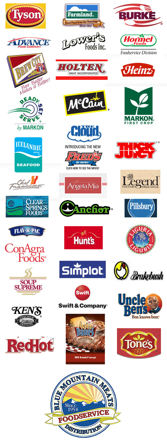 Blue Mountain Meats Line Card